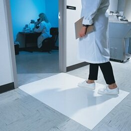 Fijnstof kleefmat wit 40x60 cm