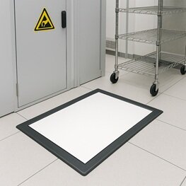 ESD fijnstof kleefmat wit 114x66 cm