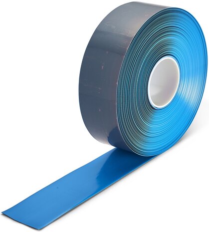 Vloermarkeringstape extra dun Thinstripe 75 mm blauw