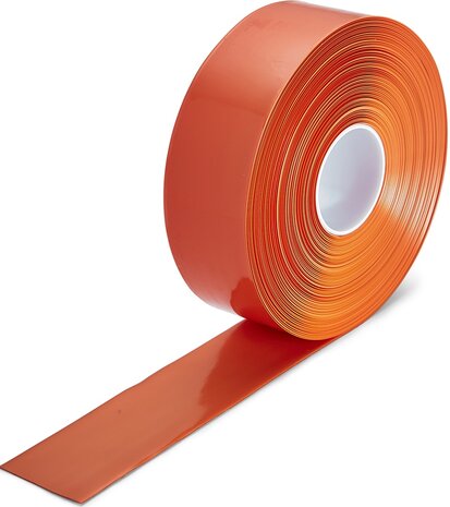 LeanLine Smooth Vloermarkeringstape 75 mm oranje