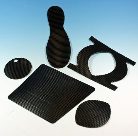 Geribbelde tape als maatwerk