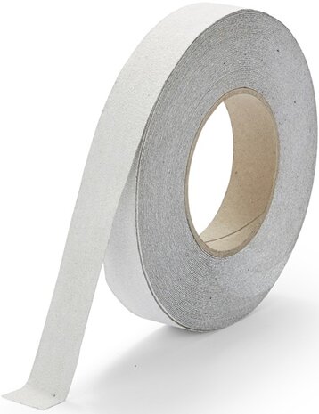 Antisliptape korrel fijn 25 mm wit