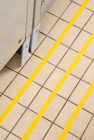 Antisliptape Resilient 25 mm geel