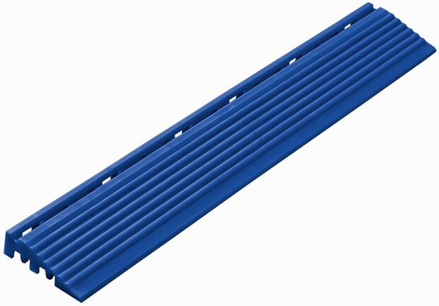 Afwerkrand recht voor 18 mm PP kliktegels reflexblauw