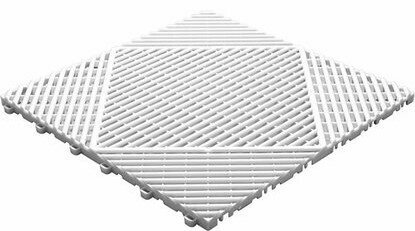 BoDeck Classic balkonvloeren 18 mm &ndash; open kliktegels | Wit