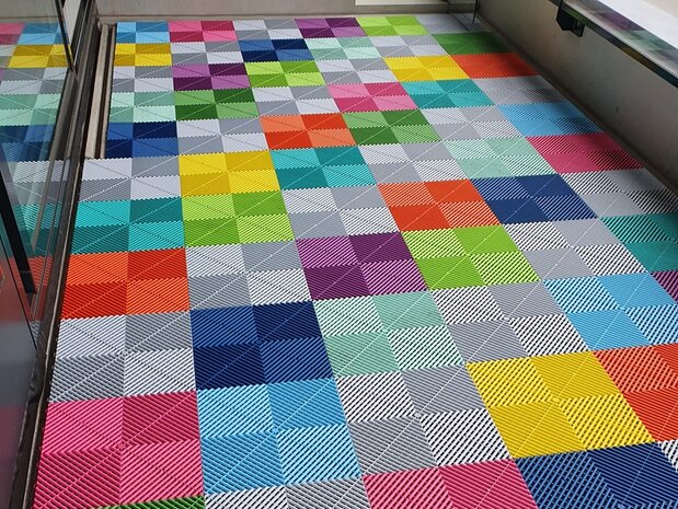 BoDeck Trend balkonvloeren 18 mm &ndash; open kliktegels | Violet