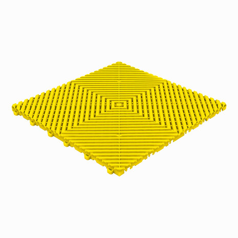 BoDeck Grid balkontegels 18 mm&ndash; open kliktegels | geel