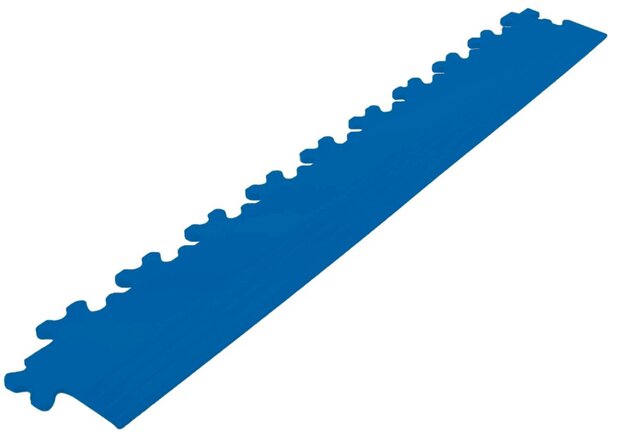 Afwerkrand recht voor 7 mm pvc kliktegels blauw