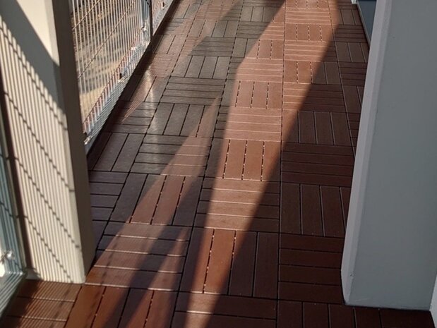 BoFudra balkonvloer 12 mm-houtlook- donker eiken