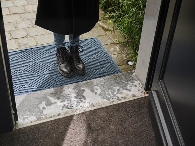 Deurmat WaterHog Diamond Grey 115x180 cm