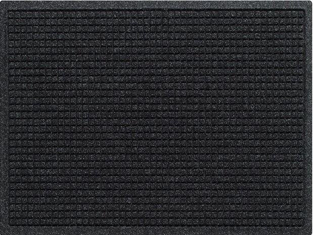 Deurmat WaterHog Square Charcoal 115x180 cm