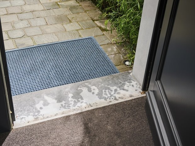 Deurmat WaterHog Square Blue 180x250 cm