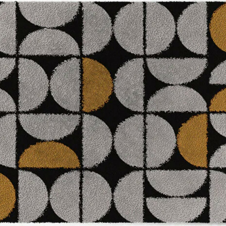 ColorStar Golden binnendeurmat-grijs-85x115 cm