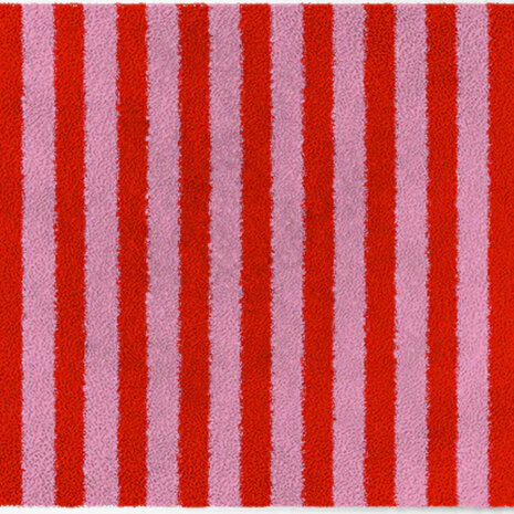 ColorStar- Stripes- binnendeurmat-rose-rood-85x150 cm