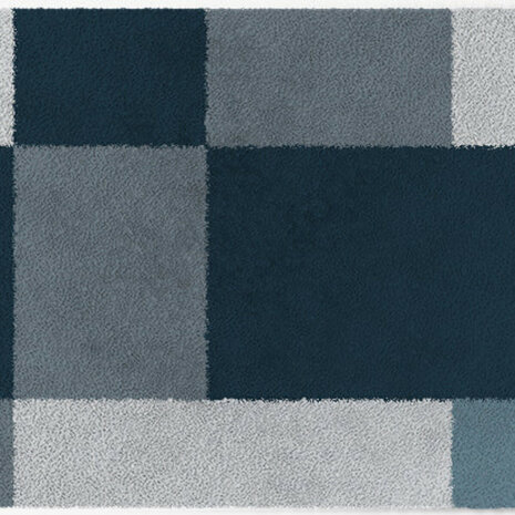 ColorStar Blocks binnendeurmat-koelgrijs-85x150 cm
