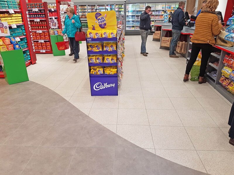 Supermarktvloer