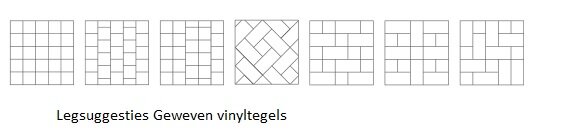 Geweven vinyl plaktegel Olm stripe grijs