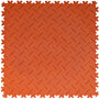 PVC Kliktegel BoSepta met traanplaatmotief oranje