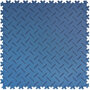 PVC Kliktegel BoSepta met traanplaatmotief blauw