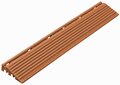 Afwerkrand recht voor 18 mm PP kliktegels Terracotta