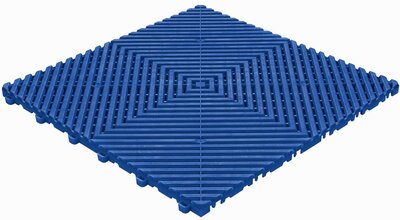 Kunststof kliktegel, open structuur, vlakke ribben BoGrid reflexblauw Kunststof kliktegel, open structuur, vlakke ribben BoGrid reflexblauw