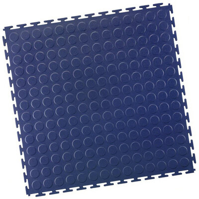 Kunststof kliktegel, noppen, PaviLock, blauw Kunststof kliktegel, noppen, PaviLock, blauw