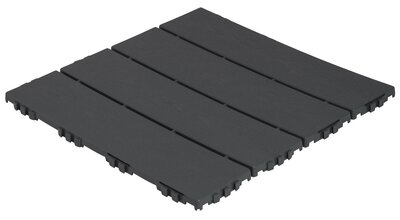 Kliktegel met houtlook BoFudra grijs