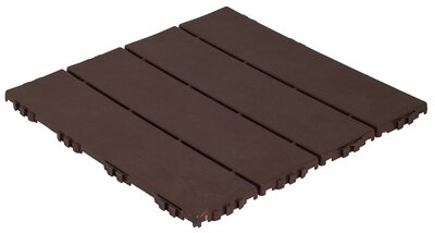 Kliktegel met houtlook BoFudra mahonie Kliktegel met houtlook BoFudra mahonie
