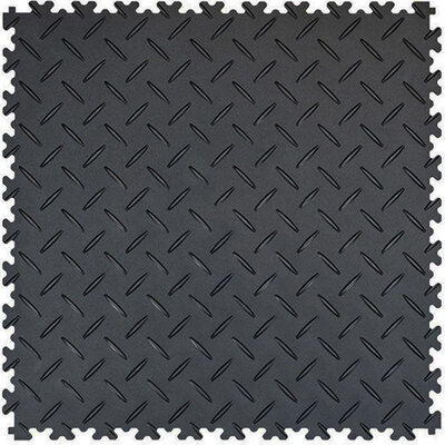 PVC kliktegel 5 mm BoSinco traanplaatlook antraciet