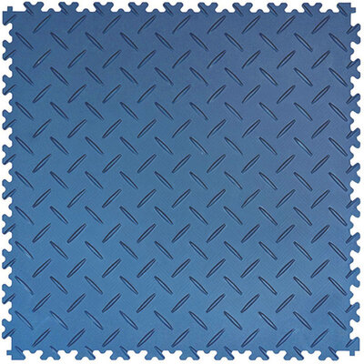 PVC kliktegel 5 mm BoSinco traanplaatlook blauw