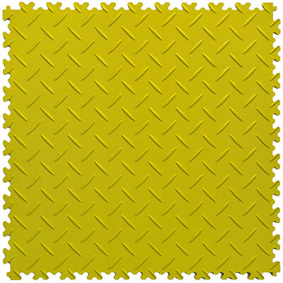 PVC kliktegel 5 mm BoSinco traanplaatlook geel