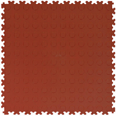 PVC kliktegel 7 mm noppen BoSepta roodbruin PVC kliktegel 7 mm noppen BoSepta roodbruin