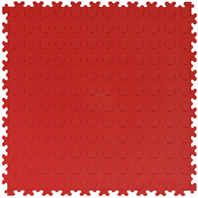 Pvc kliktegel 7 mm noppen BoSepta rood Pvc kliktegel 7 mm noppen BoSepta rood