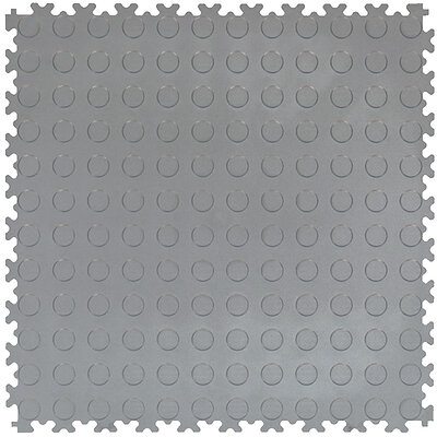  PVC kliktegel 7 mm noppen BoSepta  lichtgrijs