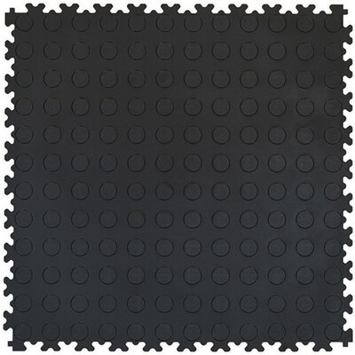 PVC kliktegel 7 mm noppen BoSepta zwart PVC kliktegel 7 mm noppen BoSepta zwart