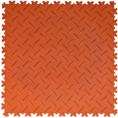 PVC kliktegel 4 mm BoKwatro traanplaat oranje PVC kliktegel 4 mm BoKwatro traanplaat oranje