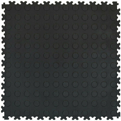Kliktegel Recycling PVC 7 mm EcoStrong Noppen zwart