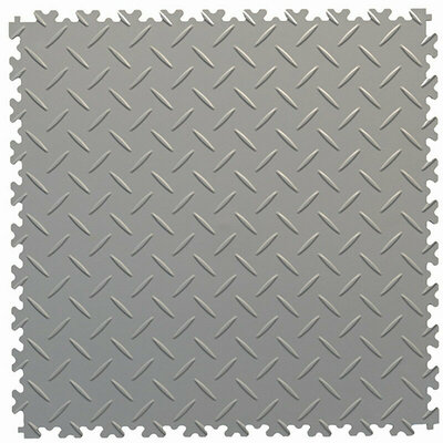 Kliktegel Recycling PVC 7 mm EcoStrong traanplaat grijs