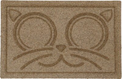 Voedermat WaterHog Kitty Face 46x90 cm