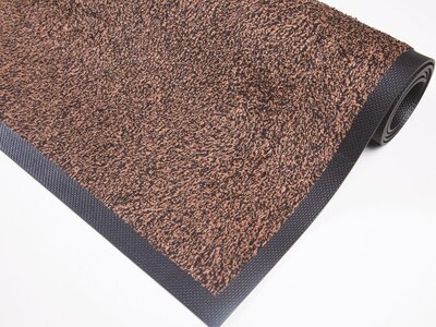 Katoenen droogloopmat Bartex bruin 85x150 cm Katoenen droogloopmat Bartex bruin 85x150 cm