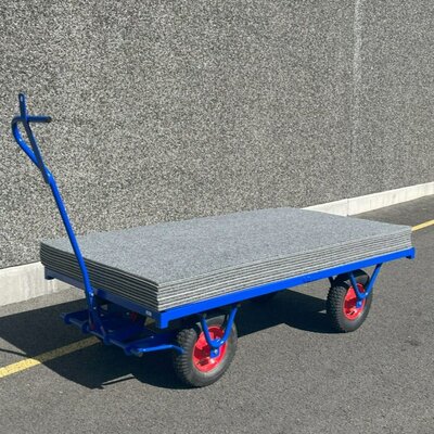 Transportwagen – Voor 120 XXL tegels sportvloer beschermtegels Transportwagen – Voor 120 XXL tegels sportvloer beschermtegels