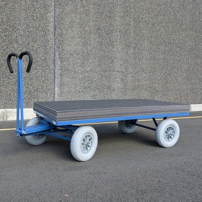 Transportwagen – Voor 190 XXL tegels sportvloer beschermtegels Transportwagen – Voor 190 XXL tegels sportvloer beschermtegels