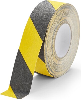 Antisliptape korrel fijn 50 mm zwart-geel