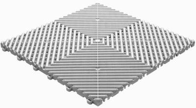 BoDeck Standard Balkonvloertegel – Open Drainage Kliktegel (PP)| WitAlu