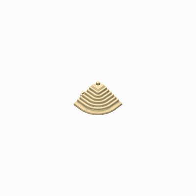 Afwerkrand hoekstuk voor 18 mm kliktegels beige