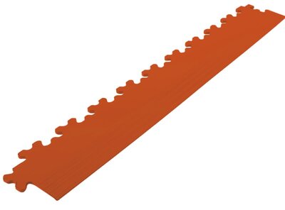 Afwerkrand recht voor 7 mm pvc kliktegels oranje