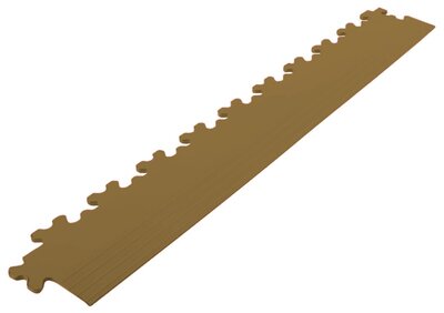 Afwerkrand recht voor 7 mm pvc kliktegels beige