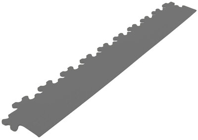 Afwerkrand recht voor 7 mm pvc kliktegels grijs