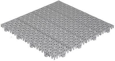 BoVersa  Balkonvloeren 12 mm– open kliktegels | grijs