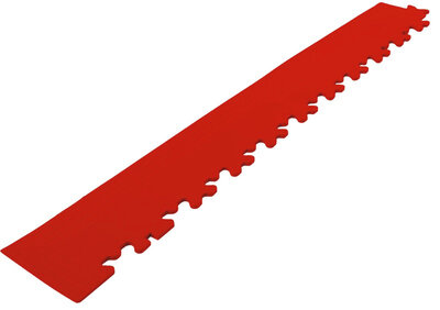 Afwerkrand met hoek voor 9 mm BoNueva pvc kliktegels rood